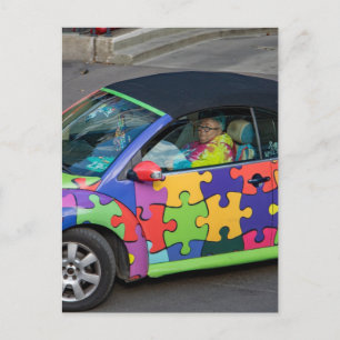 CARTE POSTALE BOGUE PUZZLE