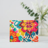 Carte postale BOHÈME - conception vibrante de styl (Debout devant)