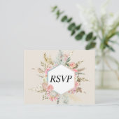 Carte Postale Bohème Floral Rsvp (Debout devant)