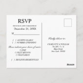 Carte Postale Bohème Floral Rsvp (Dos)