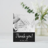 Carte Postale Bohème moderne photo Merci noir (Debout devant)