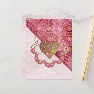 Carte Postale Bohemian Saint-Valentin Caprice 3D 