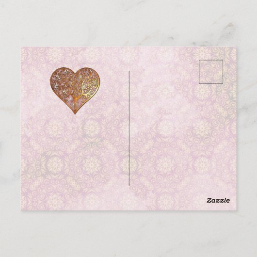 Carte Postale Bohemian Valentine Whimsey 3D (Dos)