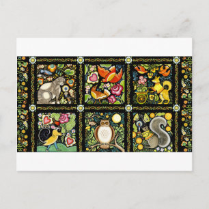 CARTE POSTALE BOHÉMIEN MOOSHKA DESIGN