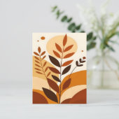 Carte Postale Boho Abstrait et Clip Art moderne Imprimable (Debout devant)