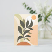 Carte Postale Boho Abstrait et Clip Art moderne Imprimable (Debout devant)