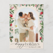 Carte Postale Boho Arc Botanique Moderne 1 Photo Vacances (Devant)