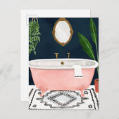 Carte Postale Boho Bath II (Devant / Derrière)