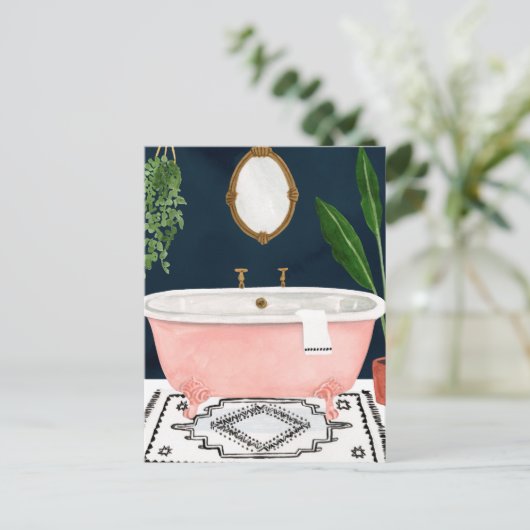 Carte Postale Boho Bath II (Debout devant)