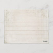 Carte Postale BOHO Dream Catcher Floral Conseille Baby shower fi (Dos)