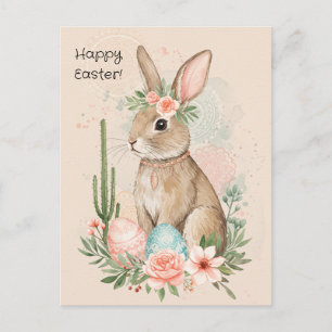 Carte Postale Boho Easter Bunny - Mandala minimali