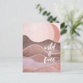 Carte postale Boho esthétique 031 (Debout devant)