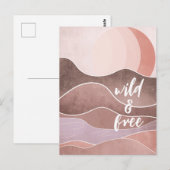 Carte postale Boho esthétique 031 (Devant / Derrière)