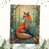 Carte Postale Boho Fox