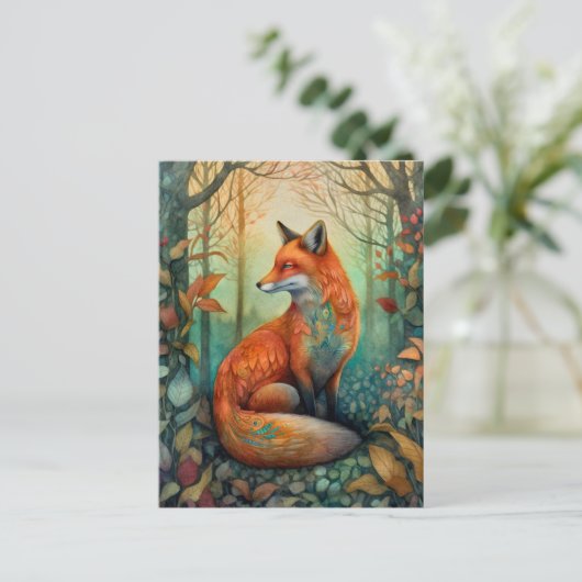 Carte Postale Boho Fox (Debout devant)