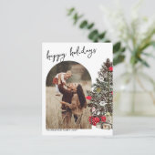 Carte postale Boho Happy Holidays (Debout devant)