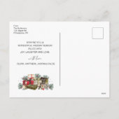 Carte postale Boho Happy Holidays (Dos)