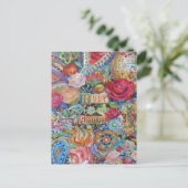 Carte postale Boho Paisley Love (Debout devant)