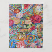 Carte postale Boho Paisley Love (Devant)