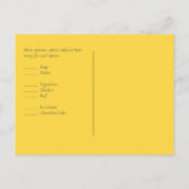 Carte Postale Boho Sunflower Sage Mariage de verdure (Dos)