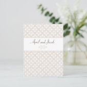 Carte postale Boho Wedding RSVP Insertion (Debout devant)