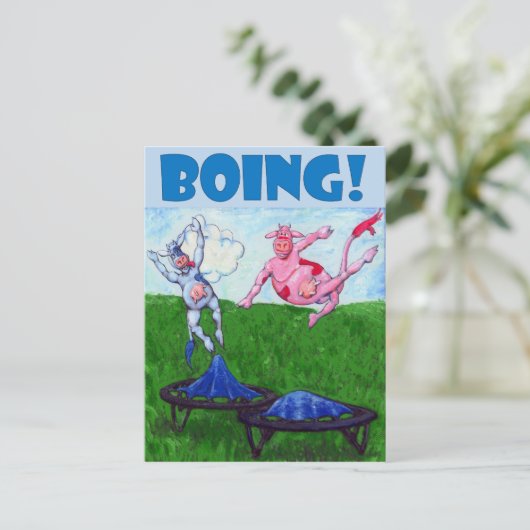 Carte Postale Boing ! (Debout devant)