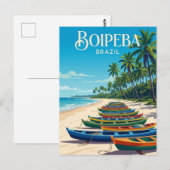 Carte Postale Boipeba Brésil (Devant / Derrière)