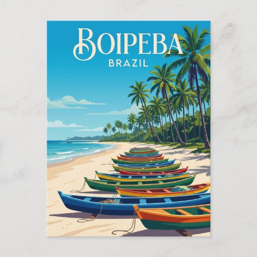 Carte Postale Boipeba Brésil (Devant)