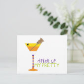 Carte Postale Boire (Debout devant)