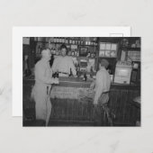 Carte Postale Boire Au Bar Poster vintage (Devant / Derrière)