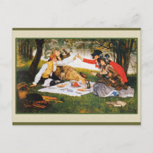 Carte Postale Boire au bord de la rivière