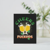 Carte Postale Boire irlandais de la Saint-Patrick (Debout devant)