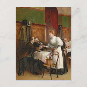 Carte Postale Boire leur santé