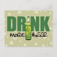 Boire plus de bière verte irlandaise