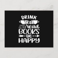 Boire Thé Lire Livre Soyez Heureux