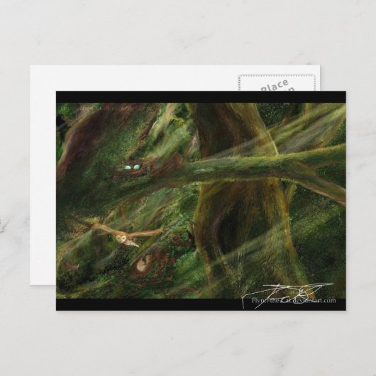 Carte Postale Bois (Devant / Derrière)