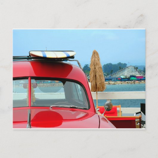 Carte Postale Bois à la plage (Devant)