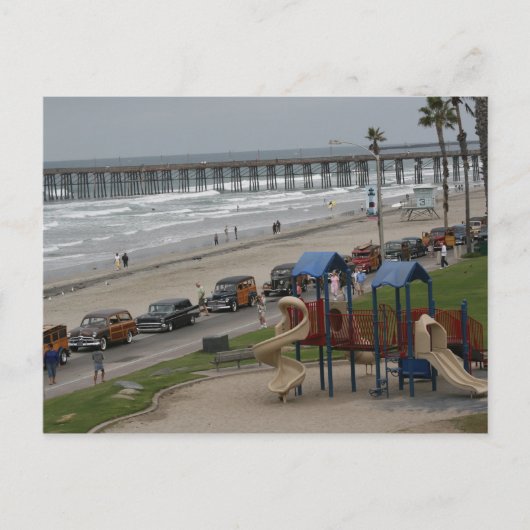Carte Postale Bois à la plage (Devant)