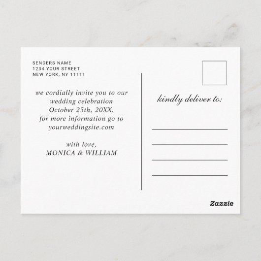 Carte Postale Bois Barque Coeur Bébé Respiration Mariage Enregis (Dos)