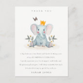 Carte Postale Bois Bébé Folithe Eléphant N'importe quel âge Anni (Devant)