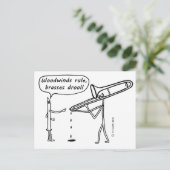 Carte Postale Bois, Brasses Drool (Debout devant)