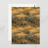 Carte Postale Bois d'automne Chiyogami (Devant / Derrière)