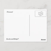 Carte Postale Bois de chauffage (Dos)