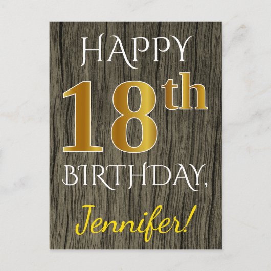 Carte Postale Bois de Faux, anniversaire d'or de Faux 18ème + (Devant)