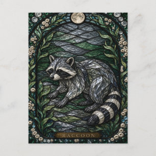Carte Postale Bois de Raccoon Creek Illumina Verre Cathédrale