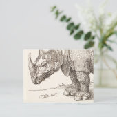 Carte Postale Bois de Rhino (Debout devant)