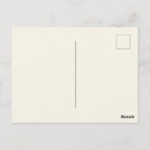 Carte Postale Bois de Rhino (Dos)