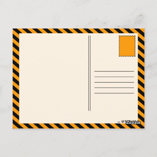 Carte Postale bois de singe (Dos)