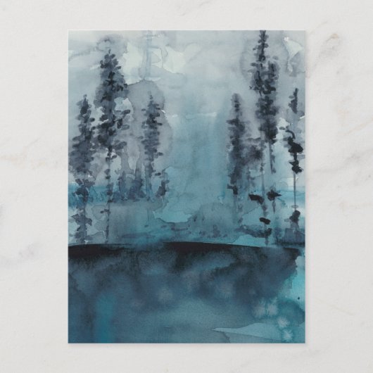 Carte Postale Bois d'hiver (Devant)