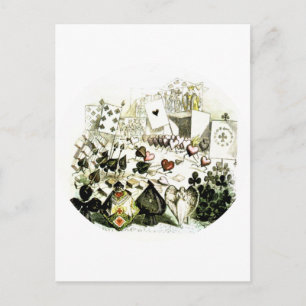 Carte Postale Bois du XIXe siècle de style Merveilleux